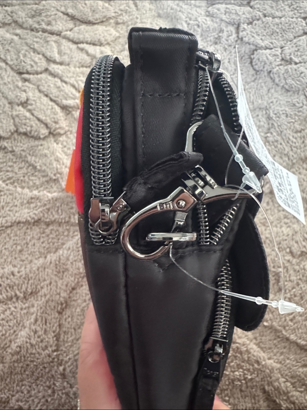 Disney Parks x Lug Black Mickey Mouse Crossbody Bag - Picture 3 of 5